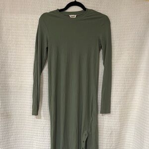 ! EUC Open Edit Elegant Green Long Sleeve Dress !